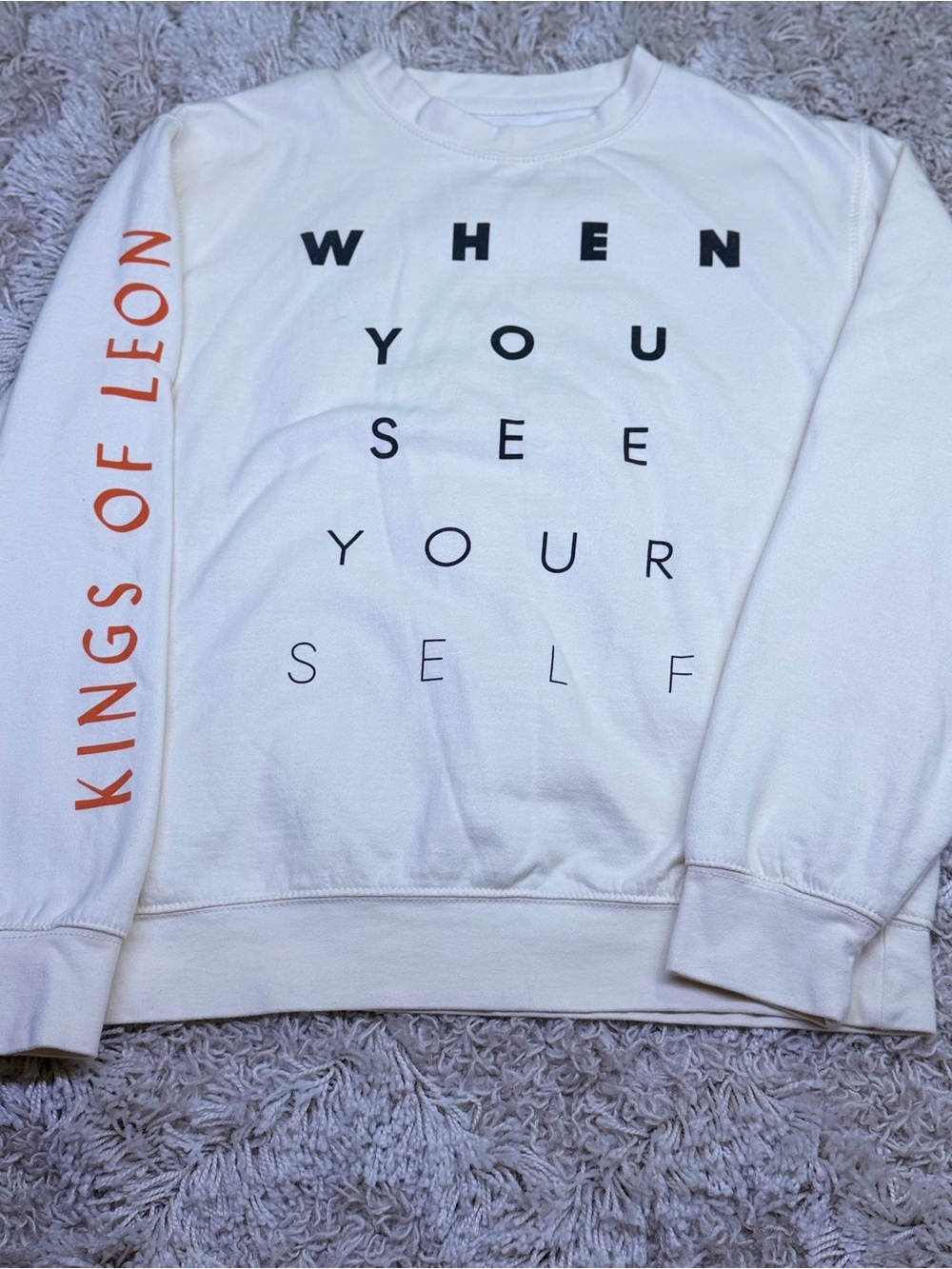 Kings of Leon Barking Irons When You See Yourself Crewneck Sweatshirt M Band